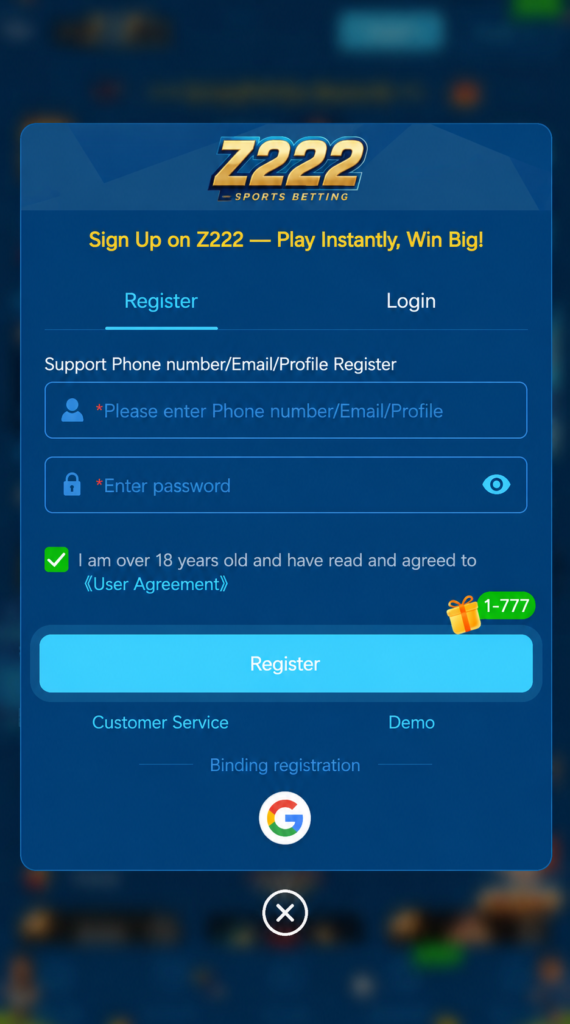 Z222 Registeration