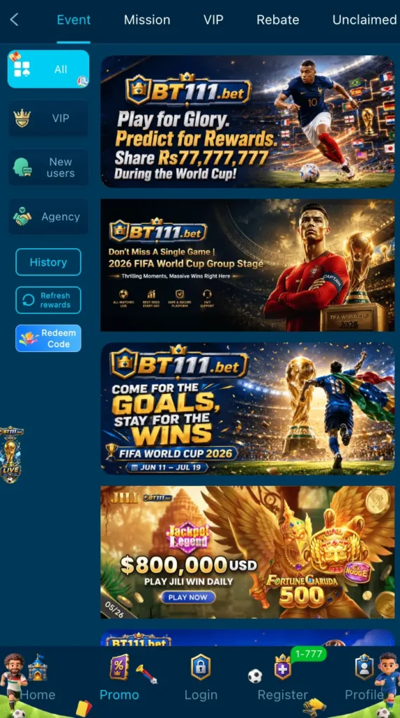 BT111 Bet Game